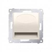 KONTAKT SIMON - Oprawa oświetleniowa LED, 230 V AC, 1.1 W, białe ciepłe 3100 K; kremowy - DOS.01/41