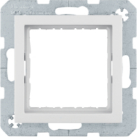HAGER - Zestaw adaptacyjny do modułów systo 45x45mm, kremowy, połysk B.Kwadrat. - 14408982