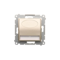KONTAKT SIMON - Oprawa oświetleniowa LED, 14 V DC, 0.42 W, białe ciepłe 3100 K; złoty mat !Wymagany zasilacz 14V - DOS14.01/44