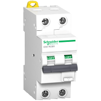 SCHNEIDER ELECTRIC - WYŁĄCZNIK KOMBINOWANY 10KA, 30MA, TYP A, 2 POLOWY IC60RCBO-2-B10-30-A - A9D37210