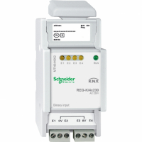 SCHNEIDER ELECTRIC - WEJŚCIE BINARNE REG-K 4X230, JASNO SZARE AKTOR ŚCIEMNNIAJĄCY UNIWESALNY - MTN644992