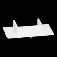 KONTAKT SIMON - Adapter do kanału 20x30 mm do obudów natynkowych; czysta biel - 51010900-030