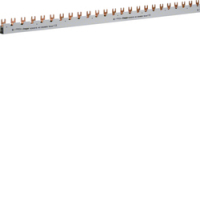 HAGER - SZYNA GRZEBIENIOWA WIDEŁKOWA 3-POLOWA 16MM2 59 MODUŁÓW - KDN381B