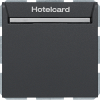 HAGER - ŁĄCZNIK PRZEKAŹNIKOWY NA KARTĘ HOTELOWĄ, ANTRACYT, MAT B.KWADRAT  - 16409906