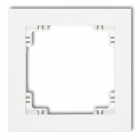 KARLIK - DECO Ramka pojedyńcza biały mat 25DR-1 - 25DR-1