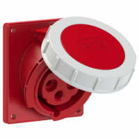 PCE - GNIAZDO TABLICOWE SKOŚNE POWER TWIST  32A 400V 3P+Z TWIST 80x97mm  - 4242-6