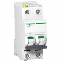 SCHNEIDER ELECTRIC - Wyłącznik nadprądowy iC60N-C63-2 C 63A 2-biegunowy - A9F04263