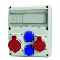 SCAME - ROZDZIELNIA 32A,16A,2x230V ENERBOX. - 633.3122