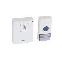 LEGRAND - DZWONEK BEZPRZEWODOWY ESSENTIAL - BIAŁY - ZESTAW - 094250