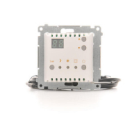 KONTAKT SIMON - Regulator temperatury z wyświetlaczem z czujnikiem zewnętrznym (moduł) 16(2) A, 230V~; biały *W komplecie czujnik zewnętrzny (sonda) - DTRNSZ.01/11