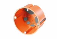 SIMET - PUSZKA DO PUSTYCH ŚCIAN 60 MM, Z MEMBRANAMI PRZEBICIOWYMI PŁYTKA, POMARAŃCZOWA. - 83191088