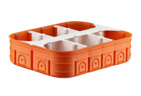 SIMET - PUSZKA PODTYNKOWA 6-POLOWA 6 X 60 MM, MULTIWALL, POMARAŃCZOWA M6X60F - 33310008