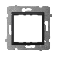 OSPEL - ADAPTER PODTYNKOWY SYSTEMU OSPEL 45 DO SERII ARIA CZARNY METALIK ARIA - AP45-1U/m/33