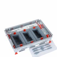 LEGRAND - PUSZKA PODŁOGOWA STANDARDOWA POZIOMA REGULOWANA 12(3X4)M - 088020