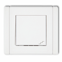 KARLIK - FLEXI; Łącznik schodowy biały - FWP-3