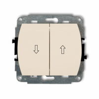 KARLIK - TREND mechanizm łącznika zwierny żaluzjowy beż - 1WP-8