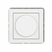 KARLIK - DECO BIAŁE REGULATOR OŚWIETLENIA LED 25DRO-2 biały mat - 25DRO-2