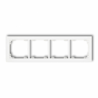 KARLIK - DECO Ramka poczwórna  Deco SOFT - 25DR-4