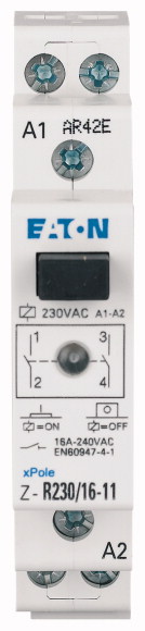 EATON - Przekaźnik instalacyjny 16A 2R 24V DC z diodą LED Z-R23/16-20 ICS-R16D024B200 - ICS-R16D024B200