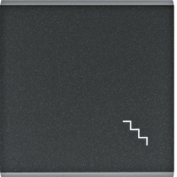 HAGER - BERKER - lumina Klawisz z symbolem „Schody", czarny - WL6033