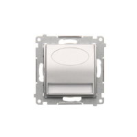 KONTAKT SIMON - Oprawa oświetleniowa LED, 230 V AC, 1.1 W, białe zimne 5900 K; srebrny mat - DOSA.01/43