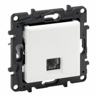 LEGRAND - GNIAZDO TELEFONICZNE RJ11 ALUMINIUM NILOE STEP - 863355