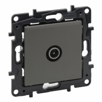 LEGRAND - GNIAZDO TV PRZELOTOWE 14DB STALOWY NILOE STEP - 863472