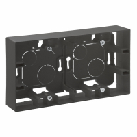 LEGRAND - PUSZKA PODWÓJNA NATYNKOWA STALOWY NILOE STEP - 863498