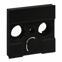 LEGRAND - PLAKIETKA GNIAZDA TV ZEWNĘTRZNYCH PRODUCENTÓW - 3 OTWORY- KOLOR CZARNY NILOE STEP - 863584