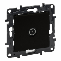 LEGRAND - GNIAZDO TV PRZELOTOWE 14DB CZARNY NILOE STEP - 863572