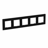 LEGRAND - RAMKA PIĘCIOKROTNA CZARNY NILOE STEP - 863595