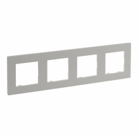 LEGRAND - RAMKA POCZWÓRNA 4X - KOLOR PERŁA NILOE STEP - 863694