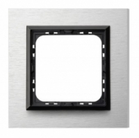 OSPEL - RAMKA POJEDYNCZA ALUMINIUM 4MM SZCZOTKOWANE ALUMINIUM SONATA - R-1RAC/62/25