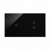KONTAKT SIMON - Panel dotykowy S54 Touch, 2 moduły, 1 pole dotykowe + 2 pola dotykowe pionowe, zastygła lawa - DSTR213/73