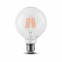 V-TAC - VT-287 6W G125 Żarówka LED Filament / Chip SAMSUNG / Barwa:2700K / Trzonek:E27 - 292