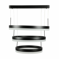V-TAC - VT-82-3D 92W Lampa Wisząca LED / Barwa:3000K/ Ściemniana / Czarny - 3990