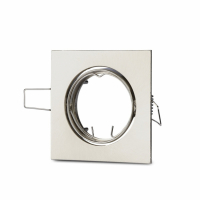 V-TAC - VT-779 Oprawa wpuszczana Spot / Trzonek:GU10 / Kwadratowa / Satyna - 3591
