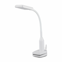 V-TAC - VT-7407 7W Lampka biurkowa LED z klipsem / Barwa:3000K / Obudowa: Biała - 8672