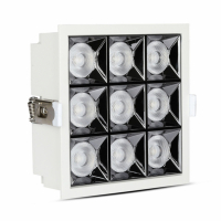 V-TAC - VT-2-36 36W Oprawa wpuszczana reflektor LED / Chip SAMSUNG / Barwa:2700K / Kąt 38' - 999