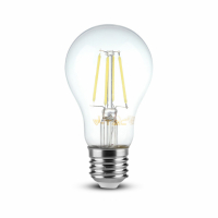 V-TAC - VT-2288D 8W A65 Żarówka LED Filament / Barwa:3000K / Ściemnialna / Trzonek:E27 - 2815