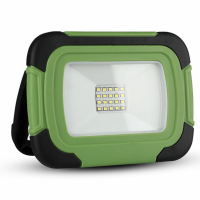 V-TAC -  10W Naświetlacz LED z akumulatorem / Chip SAMSUNG / Funkcje SOS FLASH+USB+Gniazdo MICRO / Barwa:6400K - 502