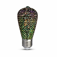 V-TAC - VT-2223 3W ST64 Żarówka LED Filament 3D / Barwa:3000K / Trzonek:E27 - 2705
