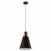 V-TAC - VT-7520 60W Lampa wisząca / Miedź + Czarny / Trzonek:E27 - 3700