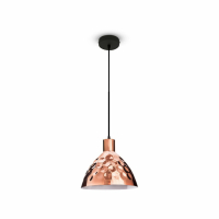 V-TAC - VT-8220 Lampa wisząca / Klosz: Miedź z przetłoczeniami / Średnica: 220 - 3711