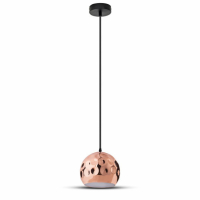 V-TAC - VT-8200 Lampa wisząca / Kula / Klosz: Miedź z przetłoczeniami / Średnica: 200 - 3716