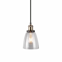 V-TAC - VT-7140 Lampa wisząca / Klosz: Transparentne szkło - 3735