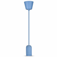 V-TAC - VT-7668 Lampa Wisząca / Trzonek:E27 / Gips / Niebieski - 3744