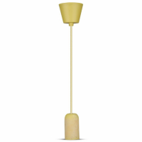 V-TAC - VT-7668 Lampa Wisząca / Trzonek:E27 / Gips / Żółty - 3745