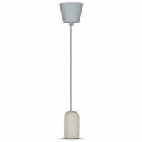 V-TAC - VT-7668 Lampa Wisząca / Trzonek:E27 / Gips / Szary - 3748