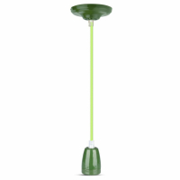 V-TAC - VT-7998 Lampa wisząca / Oprawka: Porcelanowa  / Trzonek:E27 / Zielony - 3805